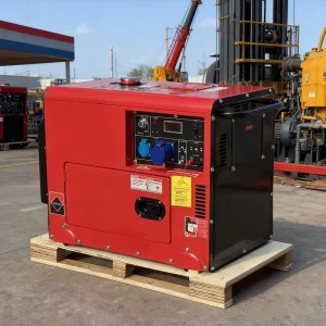 Super Silent Diesel Generator 3kw 5kw 7kw 8kw Single Phase 220V Air Cooled Portable Power Station Home Emergency Backup