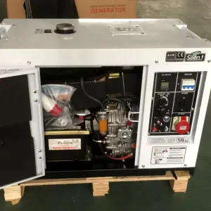 Super Silent Diesel Generator Air Cooled 5kva to 12kva 230v 110v 240v Rated Voltage for 6kva 8kva 10kva Applications