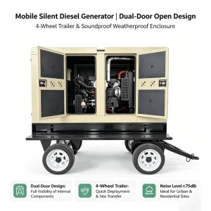Super Silent Diesel Generator Set 100kW 200kW 300kW 400kW 3 Phase 200kVA 300kVA 400kVA 500kVA 1000kva Diesel Generator