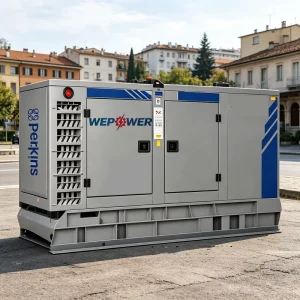 Super Silent Diesel Generators with Engine ATS 90kW 100kVA for Blue Power