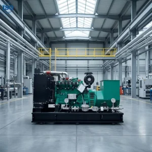 Super Silent Gas Powered Genset 100kva 80kw Industrial Soundproof Fueless Natural Gas Generators