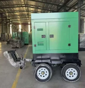 Super Silent Low Noise Mobile 25Kva 37.5KVA 62.5KVA 125KVA 3 Phase Container Type Diesel Generator with Remote Start 1800 RPM ATS