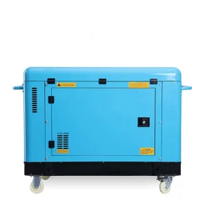 Super Silent Mobile Diesel Generator 12kw Dual Cylinder 100 Copper Alternator 3 Phase Genset 220V 380V 50 60Hz 12V DC Electric