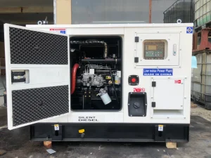 Super Silent Open Frame 100KVA Output Power Water Cooled Diesel Generator 50/60hz Auto Start ATS 3/Single Phase