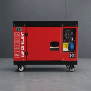 Super Silent Open Frame Air Cooled Diesel Generator Set ATS 12V DC Electric Start 220V Home Backup Power Single Three Phase AC