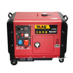 Super Silent Portable 5kva 8kw 10kw Air Cooled Diesel Generator Auto Start 50Hz CE Certified Remote Control Option