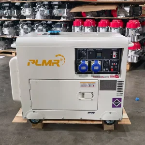 Super Silent Portable Diesel Generator 5kW 6kW 7kW 8kW 10kW Electric Start ATS Home Use Camping Backup Power with Wheel