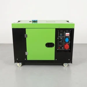 Super Silent Portable Home Standby 10 12kva Diesel Generator with ATS 50Hz 100% Copper Alternator 12V DC Electric Start