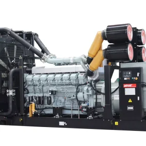 Supply AM1375 1000kw 1250kva Diesel Generator SME 3 Phase 400v Electric Plant Power Genset with Mitsubishi S12R-PTA-C