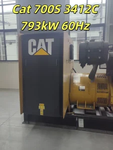 Supply Cat 3412C 634kW 60Hz Diesel Genset New SR500 Alternator Class H Insulation UK Engine Certificates Ready