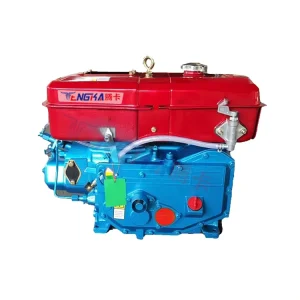 TENGKA R180 8HP Single Cylinder Water Cooled Diesel Engine Electric Start Kick Start Bearing Core Portable for Agriculture
