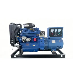 TFW Open Frame Diesel Generator 30kW 50 60Hz 220 380V 12V 24V DC Electric Start Water Cooling 1 3 Phase Diesel Generator Set