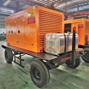 TRAILER MOUNT TYPE 16KW 17KW 20KVA diesel Generator Set Easy Move Global Spare Parts Provided