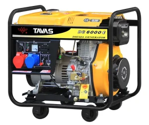 Tavas Portable Mobile Auto Start System High Quality 60Hz 230V 240V Air Cooled Open Frame Diesel Generator Good DC