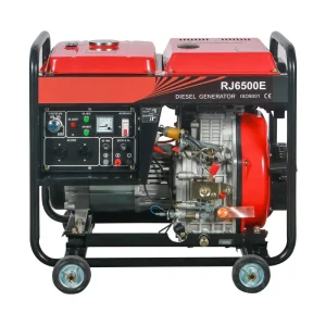 Tengka 5kW 5kVA Single Phase Air Cooled Open Frame Diesel Generator 5000W Portable Household Use