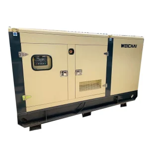 TheWeichai 64kva 50kw 70kva Soundproof Silent diesel Generator 3 Phase 400 230V 50Hz for Sports Hospital Supermarkets ISO CE