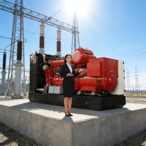 Three Phase 120kw 160kw 250kw 300kVA 400kVA Prime Power Diesel Generator Set Open Type for Factory Construction Backup