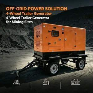 Three Phase 380v Soundproof Electric Power Station 30kw Silent Diesel Generator 30kva