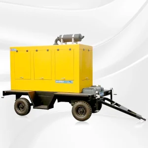 Three Phase 50 500KW Silent Trailer Type Diesel Generator Set Water Cooling ATS Options Direct Sales From China