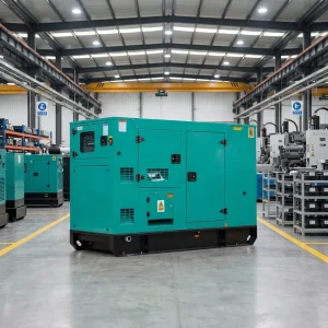 Three Phase 50kW Open Silent Canopy Diesel Electric Generator with Cummins 4BTA3.9-G2