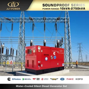 Three Phase Diesel Generator 45Kva Silent Type Industrial Generator Set 56Kw Prime Power Supply for Commercial Usage