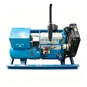 Three Phase Industrial Diesel Generator Set with High Load Performance with Safe Operation for Business Use