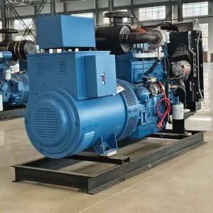 Three Phase Open Frame Diesel Generator Set With Stable Voltage Output For Large Industrial Construction Sites