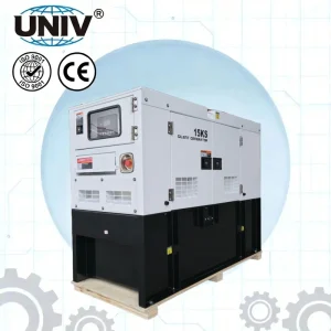 Three Phase Power 12V 15Kva 220V Water Cooled Silent Diesel Generator 1800 RPM 24Hour operation
