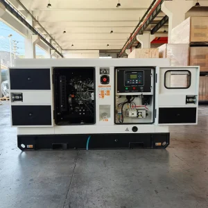 Three Phase White Color 15kw 22kw 65kw 90kw Super Stille Little Diesel Heavy Duty Generator Set