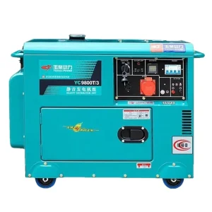 Three phase 380V Outdoor Construction Silent diesel Generator 5kW Single phase 220V Household Small Generator Set TG6800 CE 3D