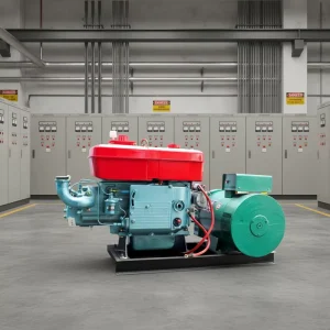 Three-phase Single Cylinder Diesel Generator Set 20kw 25 HP 4 Stroke Electric Start