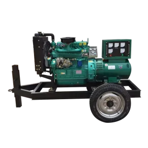 Trailer Diesel Generator 30kw 40kva Trailer Generator Wheels Outdoor Mobile Trailer 3 Phase