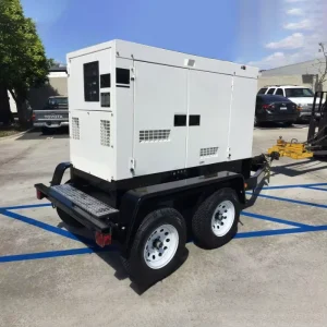 Trailer Diesel Generator 30kw 50kw 60kw 70kw 80kw 10kw 10kva Three Phase 15 Kw 15kva 20kva 20 Kw 50 60hz Silent Diesel Generator