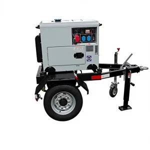 Trailer Diesel Generator 5 80KW 100KVA Silent ATS 1 Phase 3 Phase CE Certified Customized Set