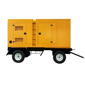 Trailer Generator Silent Mobile diesel Water Cooling System 30KW 40KW 50KW Portable Generator Set