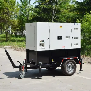 Trailer Mobile 60hz 120V/240V diesel Generator 10kw 10kva Power by EPA Parkins Generator 15kva