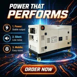Trailer Mobile Silent 10KW 12KW 15KW 18KW 20KW 25KW 12KVA 15KVA 20KVA 25KVA 30KVA Water Cooling Diesel Generator Set with ATS