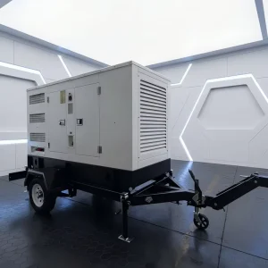 Trailer Mounted Diesel Generator 10KW 20kW 50kW Real Estate Construction Site Backup Power Silent Trailer Diesel Generator