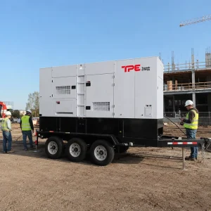 Trailer Mounted Diesel Generator 20kVA 100kVA 200kVA Industrial Power Generator for Construction Rental