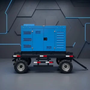 Trailer Mounted Diesel Generator Genset 9KW 20kW 30kW Construction Site Backup Power Silent Type Trailer Diesel Generators