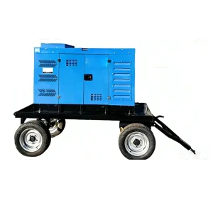Trailer Mounted Diesel Generator Genset 9KW 20kW 30kW Silent Trailer Diesel Generators 230V 400V 50/60Hz for Welding