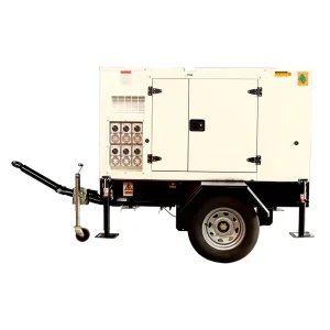 Trailer Mounted Diesel Generator Portable Movable for Construction Mining Site