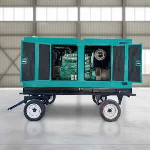 Trailer Mounted Diesel Generator Set 250kW Diesel Genset Mobile Power Solution Silent Smart Control Diesel Generators