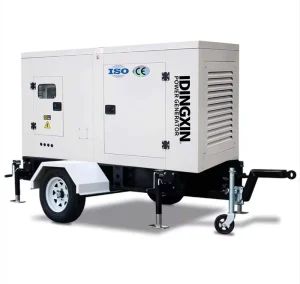 Trailer Silent Type Diesel Generators 30kVA 40kW 50kVA 100kVA Portable High-speed Generator Set Suitable for Road Use and Outdoor