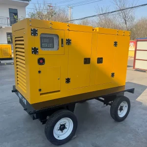 Trailer Type 3 Phase 4 Wire Diesel Generator 60kw 75kva Cumins Engine Super Silent Movable Genset ATS Outdoor Power Supply 50Hz