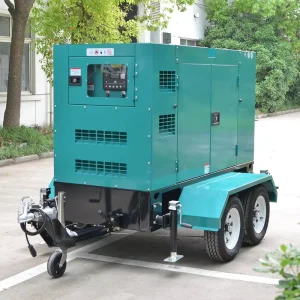 Trailer Type 50kva Diesel Generator Set With Cumins Engine 4BT3.9 G2 50 Kva 40KW Generator With Trailer