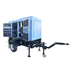 Trailer Type Diesel Generator Silent Mobile Genset 20kVA-500kVA Factory Price