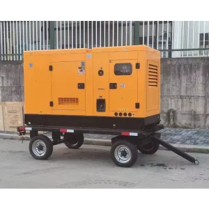 Trailer Type Silent Diesel Generator Set 20kW 30kW 40kW 50kW 150kW Water Cooled Portable Genset