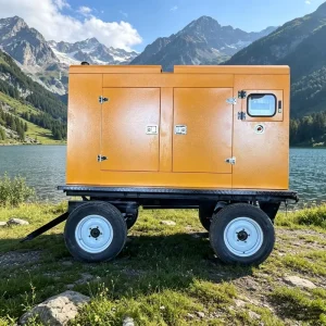 Trailer Type Silent Diesel Generator Set Mobile Power Station 100KVA 150KVA 200KVA Soundproof Industrial Generator