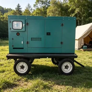 Trailer mounted Generator Power Silent Mobile diesel Water cooled System 30KW 40KW 50KW Portable Generator Set